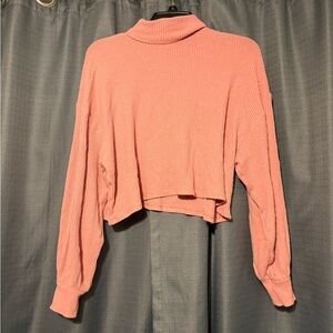 Hollister Dusty Pink Ribbed Sweater